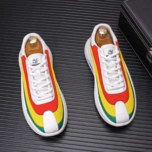 Mäns nya sport 2024 Casual Thick Summer Breattable Sules Inside Elevating Board Shoes A26 410 956