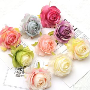 Getrocknete Blumen, 50 Stück, 5 cm, Rosenknospen, künstliche Seidenblumenköpfe, Hochzeitsdekoration, DIY, Geburtstag, Party, Kranz, Scrapbooking, Basteln, Fake 230725