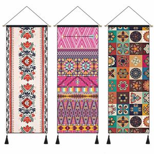 Decorative Objects Figurines Mandala Tapestry Aesthetic Boho Wall Hanging Bohemian Art Hippie Decor for Bedroom Living Room Dorm 45x120cm 230725