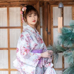 Ethnic Clothing Women's Yukata Traditional Japan Kimono Bath Robe Pography Dress Cosplay Costume Vintage