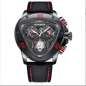 2023 Top Brand Big Dial Charnograph Quartz Watch Men Sports Watch военные мужские часы для запястья.