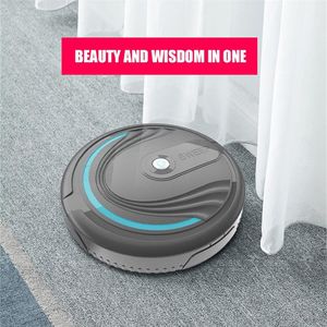 Mini aspirapolvere robot completamente automatico Aspirapolvere SweepMop bagnato contemporaneamente per pavimenti duriCarpet Run Charging Sweeper308g