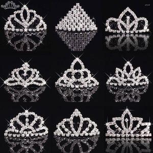 Hair Clips Elegant Wedding Tiaras And Crowns Combs Crystal Rhinestones Women Hairpins Bridal Headpiece Jewelry Accessories