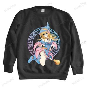 Felpe con cappuccio da uomo Casual Felpa con cappuccio allentata Uomo Top in cotone Felpe girocollo da uomo Dark Magician Girl Donna Unisex Cool