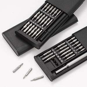 Screwdrivers 25 In 1 Screwdriver Set Precision Magnetic Screw Driver Bits Mini Tool Case Dismountable For Smart Home PC Phone Repair 230727