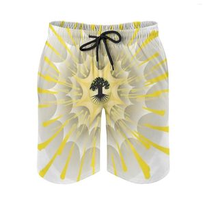 Men's Shorts The Fountain-The Tree Of Life Beach With Mesh Lining Surfing Pants Swim Trunks Fountain Movie