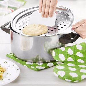 Stainless Steel Spaetzle Maker Lid with Scraper Germany Eggs Noodle Dumpling Maker Home Kitchen Pasta Cooking Tools Accessoires Y2287M