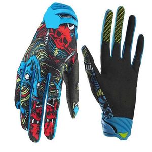 Luvas de motocicleta para ciclismo masculino, quatro estações, ciclismo, verão, tela sensível ao toque, à prova de queda, respirável, equipamento de piloto 242U