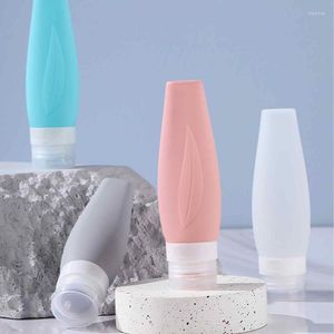 Storage Bottles 4pcs Travel Shampoo And Conditioner Leak Proof Silicone Liquid Set | Size Tubes For Body Wash
