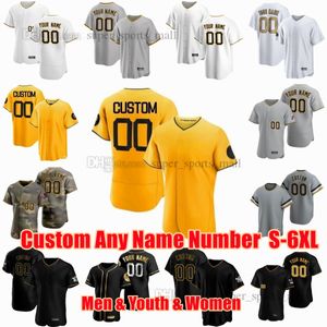 S-6xl JROBERTO Clemente Willie Stargell Baseball Jersey Austin Hedges Rich Hill Colin Holderman Connor Joe Mitch Keller Custom dowolne nazwisko Numer Men Młodzież Kobiety