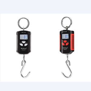 Hushållsskalor Portable Crane Scale 200 kg 100 g mini Heavy Duty Electronic Digital rostfritt stål Hook Scales LCD Loop Hängande vägningsbalans X0726