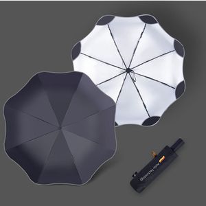 Umbrellas Automatic Umbrella Anti-UV Full 3 Folding Male Female Parasol Sun Umbrella Rain Women Windproof Umbrella For Men Business 230727