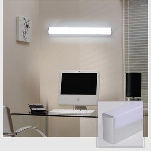 Lampada da parete in acrilico montato su mobile da bagno con luce a specchio per trucco a led 12W 16W 22W tubo vanità camera da letto banco da lavoro illuminazione sconce