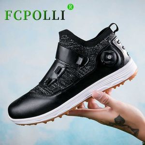 Other Golf Products Professional Golf Shoes for Couples High Top Golf Training Men Anti-Slippery Sport Shoes Women Quick Lacing Golf Training Man HKD230727