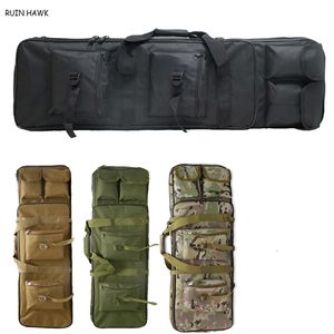 Outdoor Bags 81cm 94cm 115cm Military Rifle Backpack Tactical Case Oxford Hunting Bag Airsoft Air Gun Holster Shoulder 230726