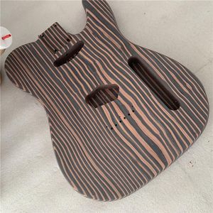 Zebra Wood TL Guitar Body One One Wood Body No Painting200p