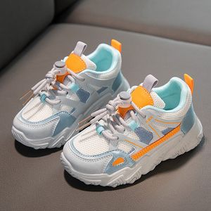 2022 Spring Fashion Chunky Children's Sneakers Bekväma skolsportskor för flickor 3-10 år barnskor pojkar korg enfant