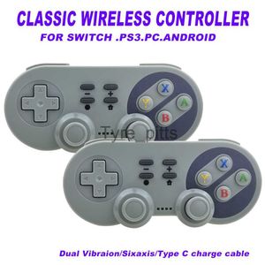 Kontrolery gier Joysticks 2020 NOWOŚĆ dla Nintend Switch Pro Controller Bluetooth Wireless Gamepads z wibracją osi Mando Pro Switch Lite Joystick x0727