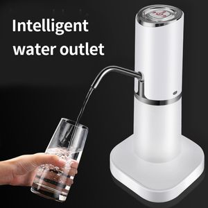 Diğer içecek saengq su pompası dağıtıcı su şişesi pompası mini namlulu su elektrikli pompa usb şarjı otomatik taşınabilir şişe anahtarı 230727