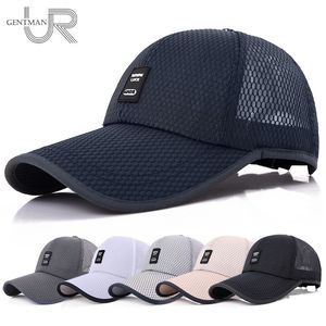 Berretti da baseball Berretto sportivo unisex Uomo Donna Casual Per la pesca Baseball all'aperto Visiera lunga Cappello a rete estivo Parasole traspirante 230727