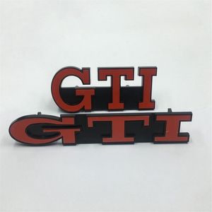 Accessori per auto Griglia anteriore Emblema 3D GTI Griglia Distintivo adesivo per Volkswagen VW Golf MK2 MK3 GTI314h