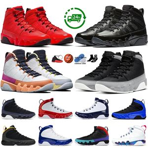 Scarpe da pallacanestro da uomo 9s 9 Particle Grey Chile Red University Gold Blue Oregon Ducks scarpe da ginnastica sportive da uomo all'aperto