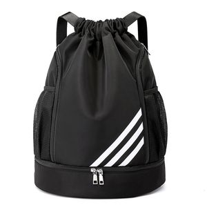 Outdoor Bags Waterproof Gym Swimming Fitness Travel Sport Bag Basketball Soccer Pouch Hiking Climbing Backpack Combo Dry Wet Separation 230726