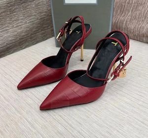 Luxury spike Ankle DRESS patent leather Moeller shoes Ankle Straps Women Sexy Party Wedding Bridal 10.5cm High Heels Comfortable walking EU35-42 with box