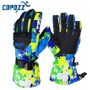 Guanti da sci COPOZZ Uomo Guanti da snowboard Guanti da sci Motoslitta Motocicletta Inverno Sci Equitazione Arrampicata Guanti da neve impermeabili spedizione gratuita HKD230727