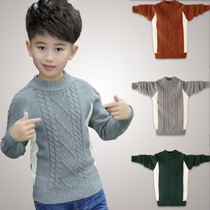 Abiti da abbinare alla famiglia Inverno Abbigliamento da ragazzo ONeck Pullover Maglione lavorato a maglia Abbigliamento per bambini Inverno per bambini Mantieni caldo 230726