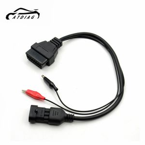 3 pinos para lancia para alfa para romeo 3 pinos obd2 obd 16 pinos cabo adaptador de ferramenta para fiat 16 pinos ferramenta de diagnóstico fêmea