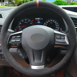 Hand-stitched Car Steering Wheel Cover for Subaru Forester XV Legacy Outback271i