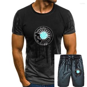 Fatos de treino masculinos Stark Industries T-Shirt Chest Reactor Awesome Printed Tee 100 Cotton Man 6Xl Mangas Curtas Camiseta Casual