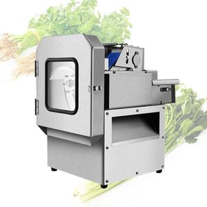 Elektrische industrielle Gemüseschneidemaschine Lauchhackmaschine Kommerzielle Slicer-Zwiebelschneidemaschine zu verkaufen