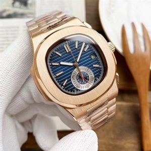 Mens Watch Designer Mechanical Watches High Quality 40mm Nautilus Boutique Steel Strap Designer Watches for Men Wholesale Watch Gift Baida03