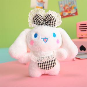 Cute cross dressing puppy pendant cartoon plush doll toy backpack pendant doll keychain