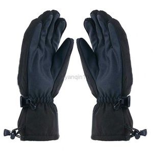 Ski Gloves 1 Pair Heating Gloves Waterproof Anti-slip Keep Warm Outdoor Winter Thermal Gloves Ski Gloves Sports Tool HKD230727