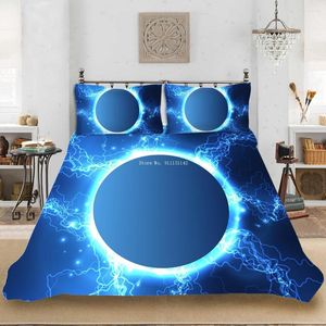 Conjuntos de roupa de cama colorido estampado com estrelas para decoração de quarto padrão para baixo capa de edredão fronha 2/3 peças têxteis para o lar