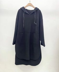 Ny T-Oteme Loose Fleece Split Hooded Mid Length Colored Reversible Coat for Women