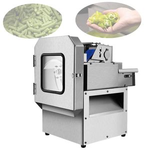 110V 220V Vegetabilisk skärmaskin Leek Chopper Machine Commercial Slicer Onion Cutter Machine till salu