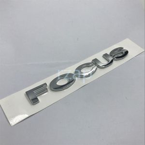 Ny stil Fokusbokstäver Logo Emblem för Ford Focus Car BACK TRUNK BADGE NAME PLATE klistermärke294K