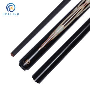 Stecche da biliardo 3Section Punch Jump Cue Pool 129mm Punta in bachelite Albero in fibra di carbonio Break Stick Radial Uniloc Biliardo Kit 230726