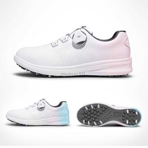 Andra golfprodukter PGM Nya golfkvinnors sneakers Gradient Design Sneakers Trendiga och mångsidiga vattentäta mikrofiberläderskor HKD230727