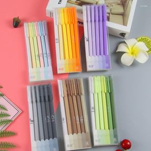 Piece/Box Lytwtw's Stationery Милый Morandi Color Gel Pen
