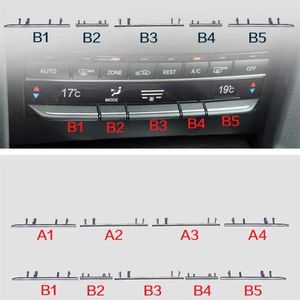 Araba Düğmesi Elektrokaplama Şeridi Merkezi Kontrol Klima Panel Düğmeleri MERCEDES için Çerçeve Döşeme Benz W212 E E Sınıfı E300 E2282S
