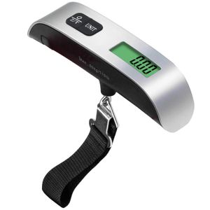 Household Scales 110lb/50kg LCD Luggage Scale Electronic Digital Portable Suitcase Travel Scale Weighs Baggage Bag Hanging Scales Balance Weight x0726