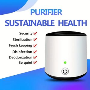 1 pc mini purificador de ar, gerador de íon negativo portátil, desodorizante para casa, quarto, banheiro, sala de estar, banheiro carro purificadores de ar