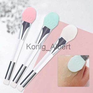 Pincéis de Maquiagem 1 PC Pincéis de Maquiagem Profissional Pincel de Máscara Facial Gel de Silicone Ferramentas de Beleza Cosmética DIY 3 cores Suave Ferramenta de Cuidados com a Pele Feminina x0727