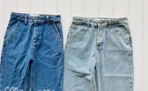 Jeans Jeans Damen Designer-Jeans Hosenbeine offene Gabel enge Capris Denim-Hosen Fleece hinzufügen verdicken warme schlankmachende Jean-Hosen Marke W