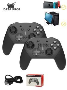 Game Controllers Joysticks DATA FROG Wireless Gamepad for Nintendo Switch/Switch Lite Controller Cartoon Bluetooth-compatible Game Joysticks for Switch Pro x0727